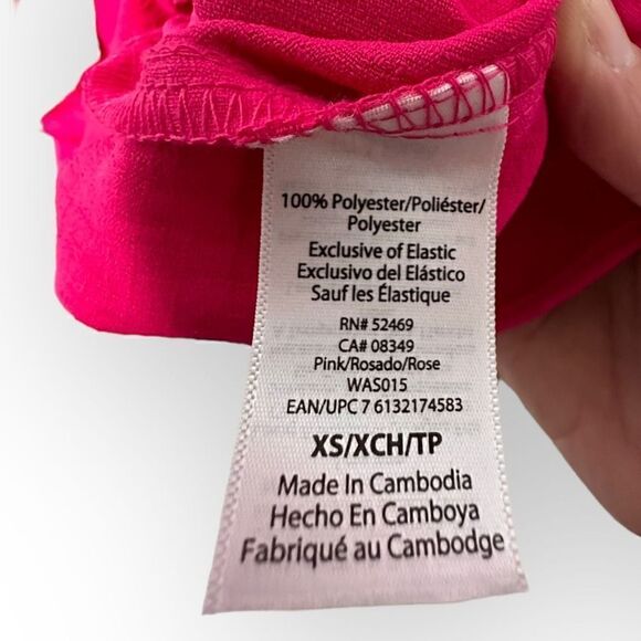 Sofia Vergara pink bustier midi dress size xs new with tags 100-% polyester - Picture 5 of 7